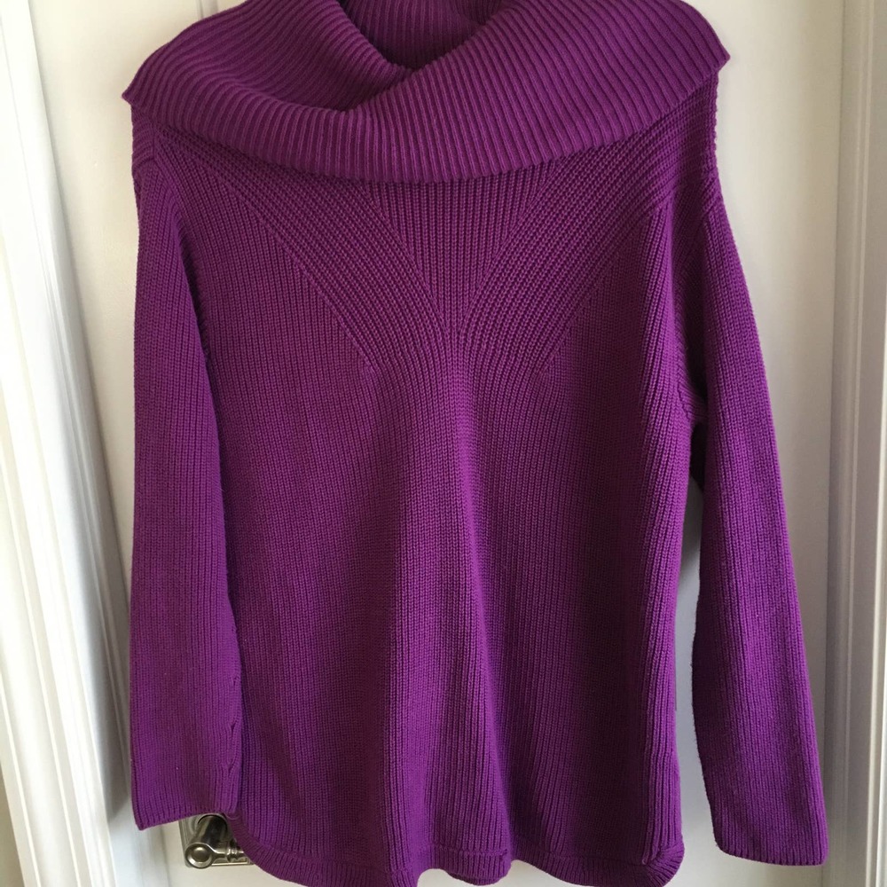 TALBOTS PULLOVER COWL NECK SWEATER